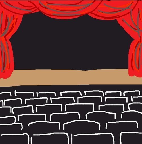 Сцена рисунок