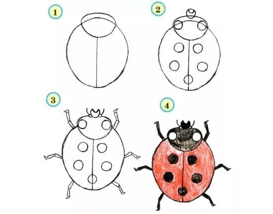 Насекомые. Стрекоза. Рисование.