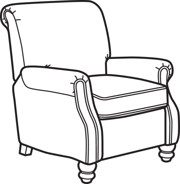 Кресло раскраска