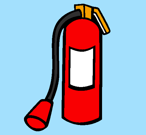 Огнетушитель раскраска