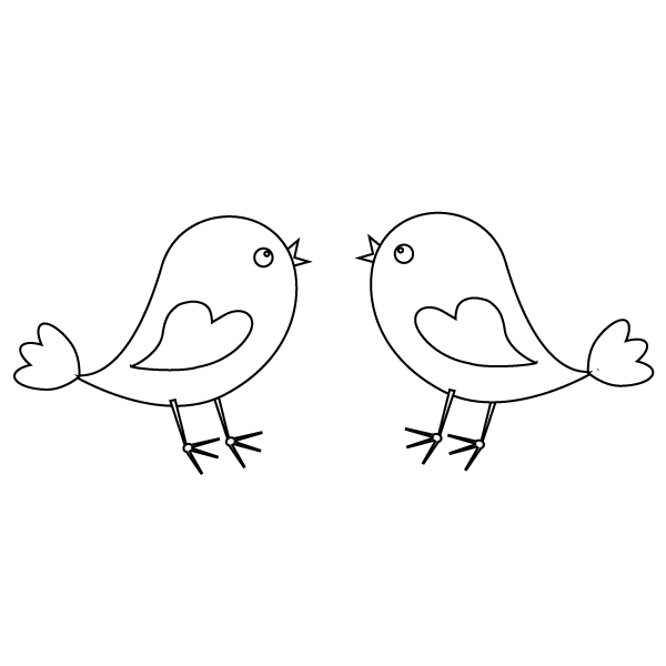 Птичка рисунок