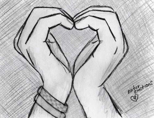 Рисунок люблю