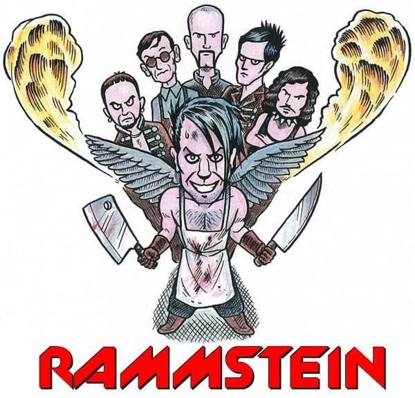 Rammstein Тилль портрет