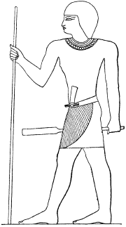 Раскраска Вельможа древнего Египта