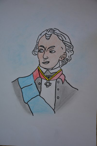 Наполеон Бонапарт рисунок