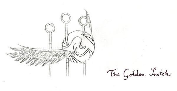 Раскраска Гарри Поттер квиддич снитч