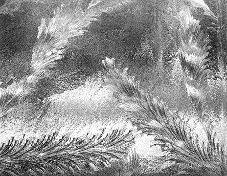 Узоры на окне карандашом