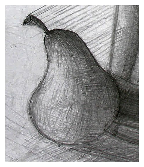 Штриховка карандашом