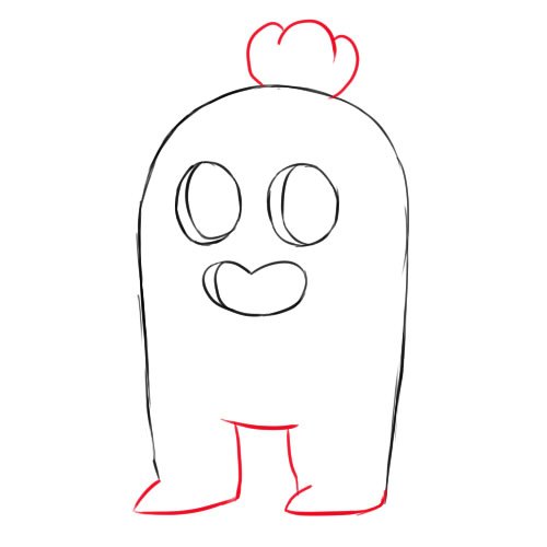 Нарисовать спайка