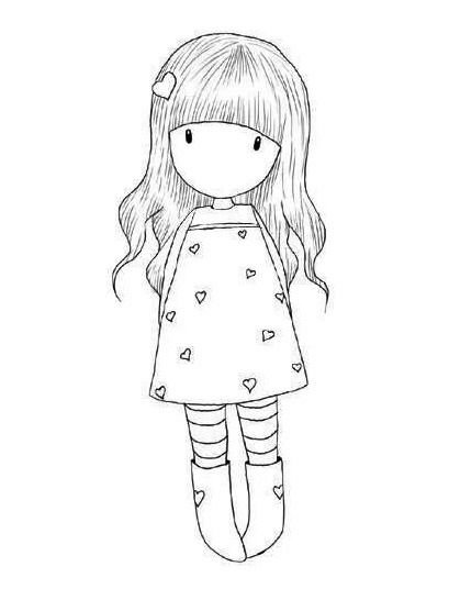 Gorjuss раскраска