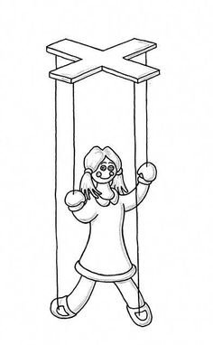 Перчаточные куклы для кукольного театра рисунок