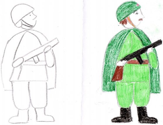 Военные картинки карандашом