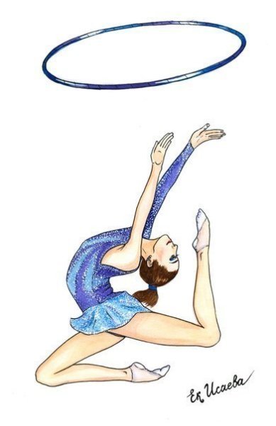 Рисунок на тему гимнастика