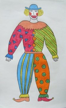 Эскиз театрального костюма легкий