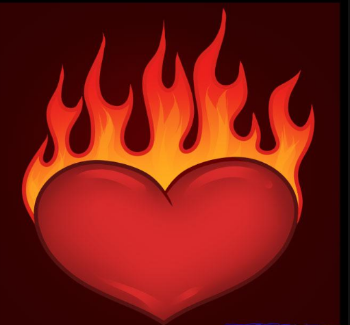 Рисунки для срисовки сердце