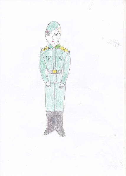 Рисунок солдату