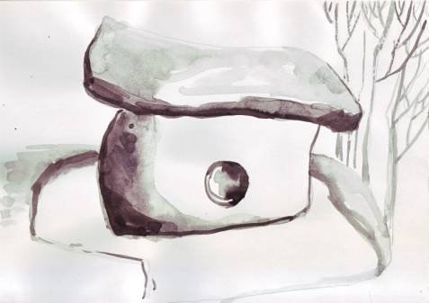 Зарисовка дольмена