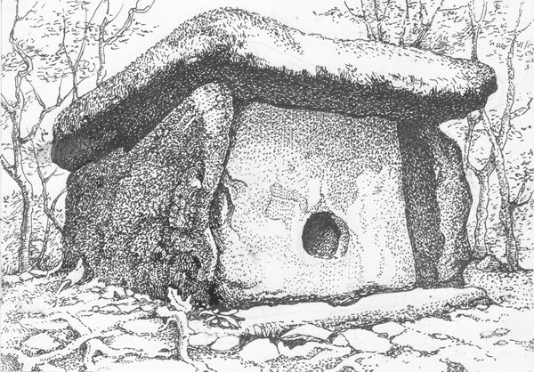 Дольмены схематический рисунок