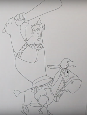 Портрет богатыря 4 класс Илья Муромец