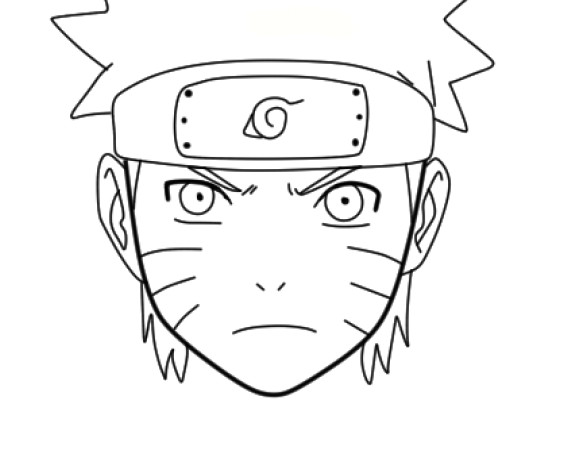 Какаси Хатакэ карандашом для начинающих