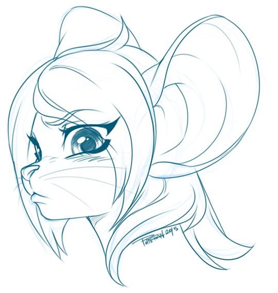 Фурри скетчи для рисования