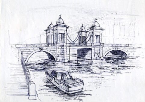 Мост Ломоносова в Санкт-Петербурге