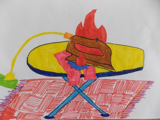 Рисунок на противопожарную тему
