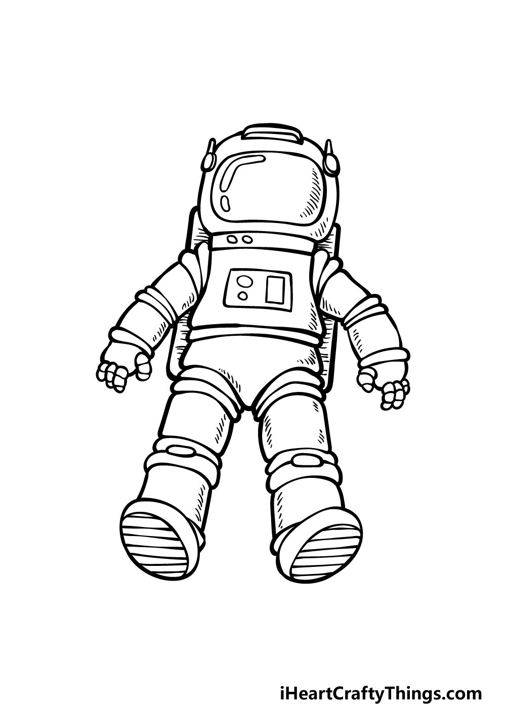 Астронавт рисунок для детей