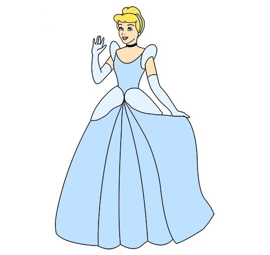 Золушка рисунок для детей