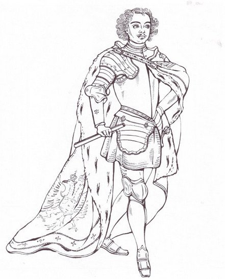 Детские рисунки Петра 1