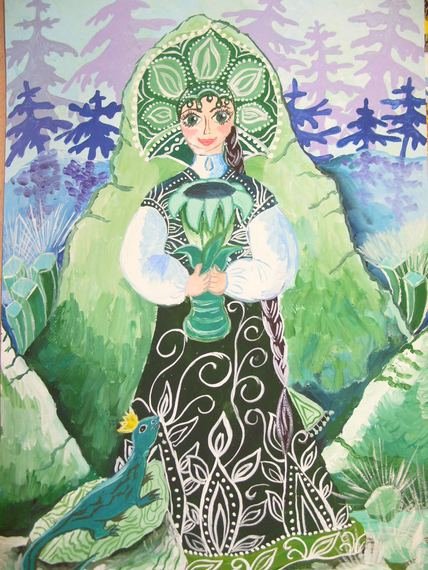 Каменный цветок Бажова