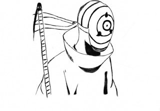 Тоби Учиха рисунок