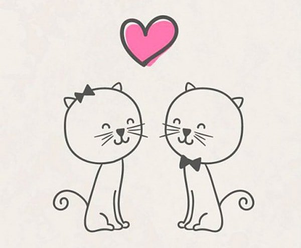 Любовь рисунок легкий для срисовки