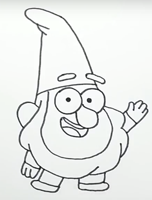 Раскраски Гравити Фолз Гномы