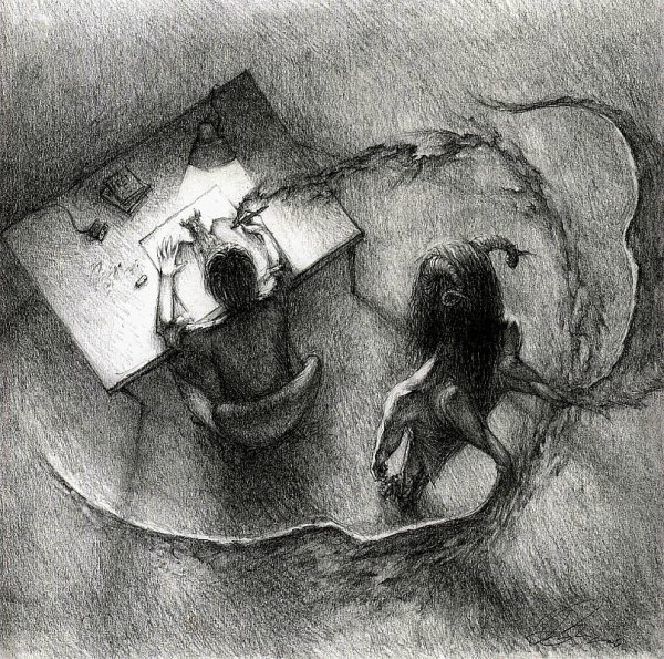 Грустные рисунки