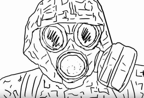 Раскраски сталкер карандашом