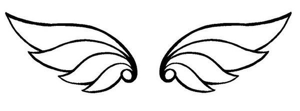 Крылышки для легкой срисовки