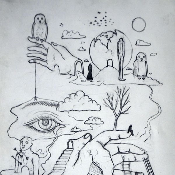 Сюрреализм лёгкие рисунки