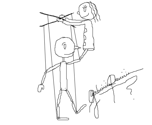 Куколка для рисования эскизов
