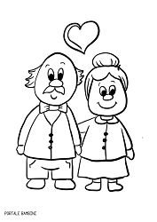 Очертания лица бабушки