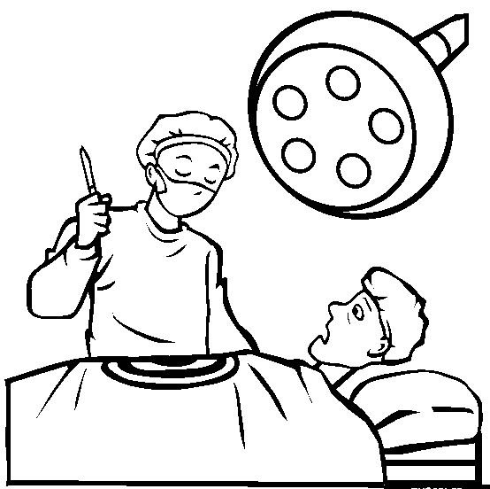 Поэтапное рисование врач