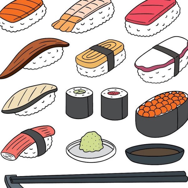 Нарисовать суши