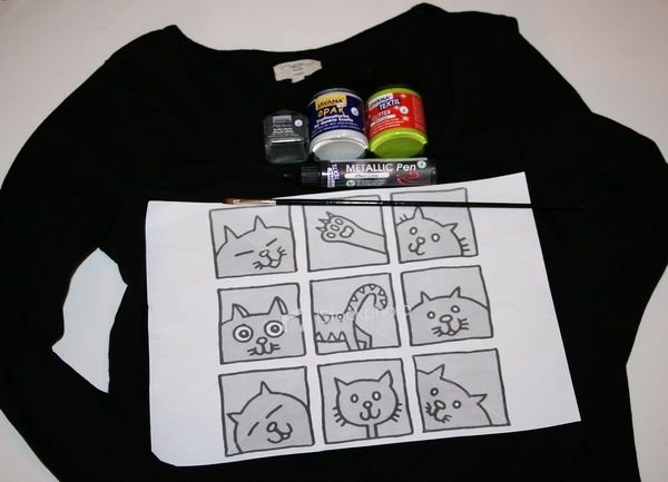 Маленькие рисунки на футболке