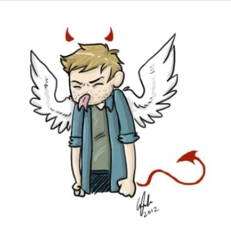 Михаил и Люцифер сверхъестественное арт