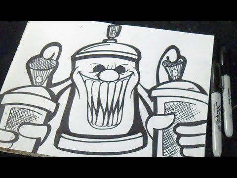 Картины баллончиками с краской