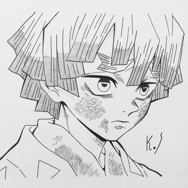 Зеницу Агацума раскраска