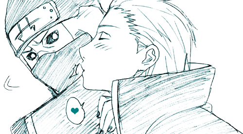 Акацуки Хидан карандашом