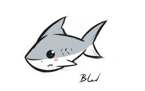 Акула рисунок