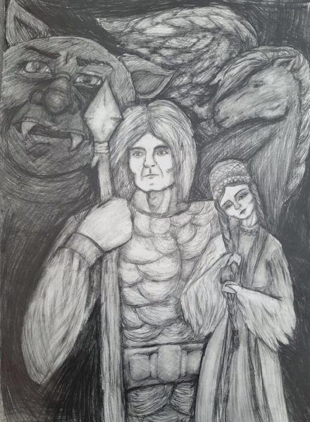 Нарисовать Урал батыра