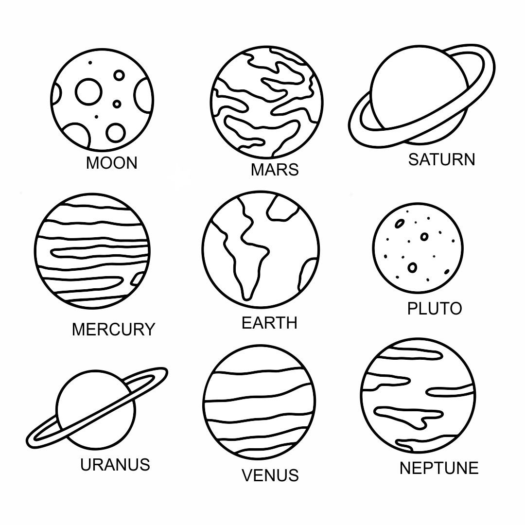 Рисунки планет